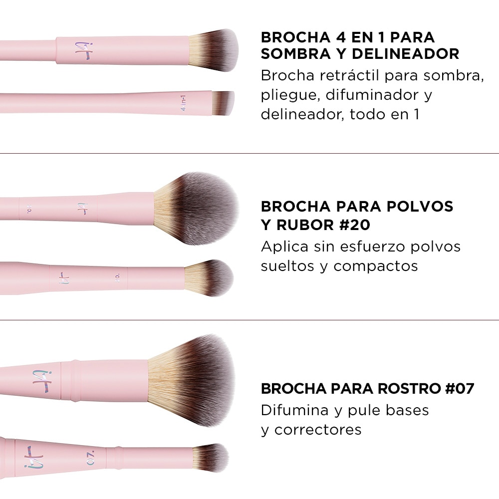 BRUSH SET (SET DE 3 BROCHAS DOBLES)
